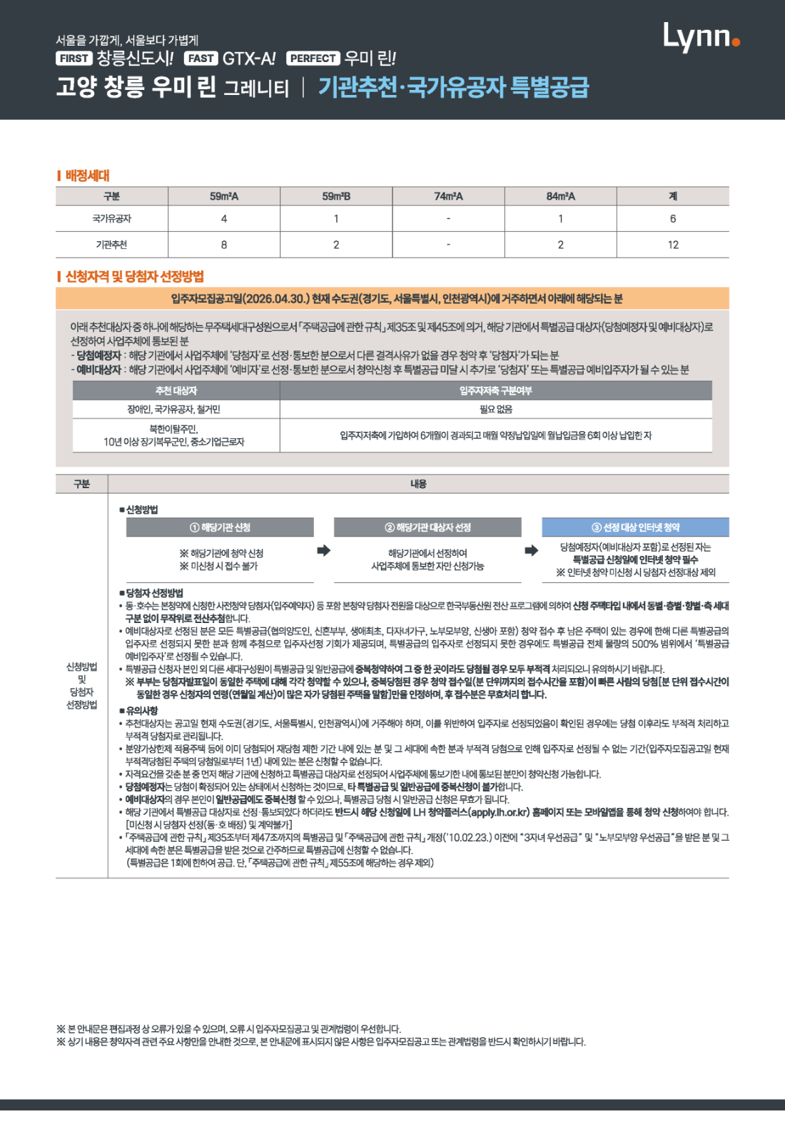 기관추천 및 국가유공자